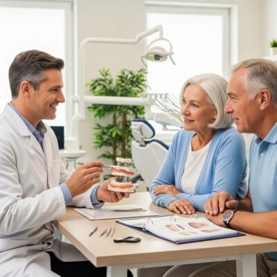 senior dental care consultation